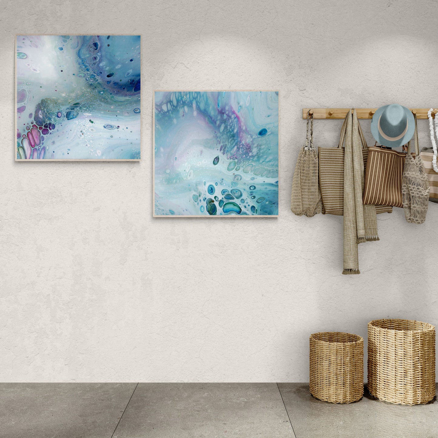 Wall Art | Gentle Pastel #2 | Unframed or framed ready-to-hang